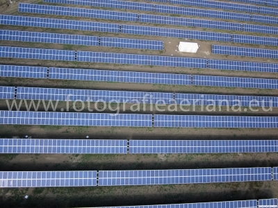 Aerial photos Solar panels Lechinita - Bistrita